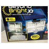 New Beyond Bright X3 Solar Powered Floodlight