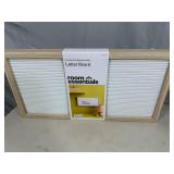 New Message Board with Letters