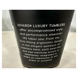 New Sovaro 20 oz Stainless Steel Insulated Tumbler with Lid
