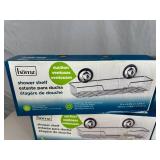 4 New Homz Suction Cup Shower Shelf