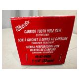 New Milwaukee Carbide Tooth Hole Saw 1-1/4"