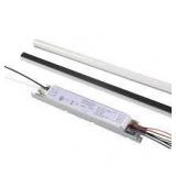 Lot of HALCO LIGHTING TECHNOLOGIES Dual 4 ft. 44.72 in. 64-Watt Equivalent Integrated LED White Strip Magnetic Linear LED Troffer Retrofit Kit 4000K   Customer Returns See Pictures