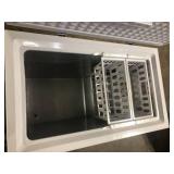 Magic Chef 7.0 cu. ft. Chest Freezer in White Damaged  Customer Returns See Pictures