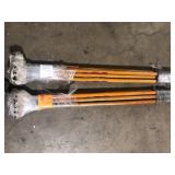 Lot of Husky 51 in. L Wood Handle 4-Tine Cultivator Customer Returns See Pictures