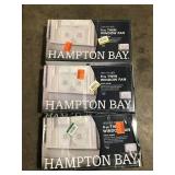 Lot of Hampton Bay 9 in. Twin Window Fan   Customer Returns See Pictures