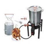 LOCO 30 qt. Sure Spark Turkey Fryer Customer Returns See Pictures