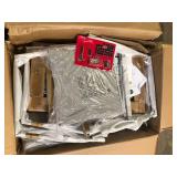 StyleWell Crystal Cape 4-Piece Metal Patio Conversation Set with Warm Grey Cushions  Customer Returns See Pictures
