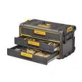 DEWALT Toughsystem 2.0, 12.3 in. W Tool Box 3-Drawer  Customer Returns See Pictures