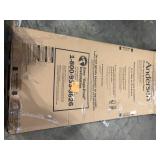 Andersen 3000 Series 36 in. x 80 in. Sandtone Left-Hand/Outswing Full View Retractable Aluminum Storm Door  Customer Returns See Pictures