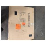 Astor Black Solid Wood Chair with Curved Back (Set of 2) by Glamour Home Customer Returns See Pictures