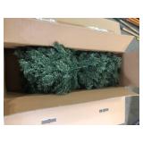 Home Decorators Collection 7.5 ft Kenwood Frasier Fir Flocked LED Pre-Lit Artificial Christmas Tree with 1000 Warm White Lights Customer Returns See Pictures