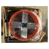 Commercial Electric 24 in. 2-Speed Heavy Duty Tilt Drum Fan  Customer Returns See Pictures