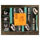 Lot of Portable 8 in. Neck fan Customer Returns See Pictures