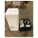 Vissani 5,000 BTU 115-Volt Portable Air Conditioner for 150 sq. ft. Rooms with Dehumidifier and Remote in White Missing Pieces  Customer Returns See Pictures