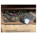Misc nails, screws, hardware lot