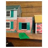 Fischer price barn and metal house