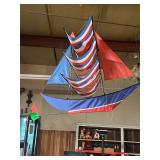 Hanging sail boat