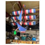 Hanging sail boat