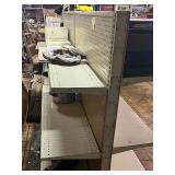 2 sided gondola shelving, NOT contents--BRING HELP TO LOAD