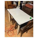 Enamel table and chairs