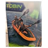 Tobin Sports Inflatable 2-Person Kayak-Orange