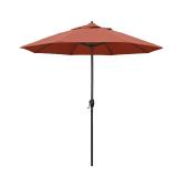 California Umbrella Market Patio Umbrella-Blood Orange