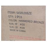 2ct Covington Outdoor Dining Chairs - Hammered Bronze