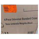 Westin Outdoor 4-Piece Universal Standard Cross Patio Umbrella Base