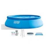 Intex 15ft x 42in Easy Set Inflatable Above Ground Swimming Pool w/ Pump - 26165S