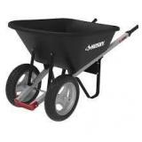 HUSKY 6 cu. ft. Poly Dual FF Wheelbarrow