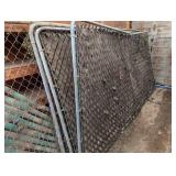 Set of 4 Privacy Chain Link Fence Panels
