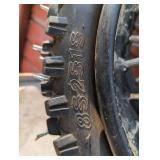 Pair of Dirt Bike Studded Tires