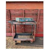 Set of Vintage Tool Storage/Cart