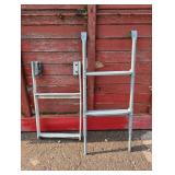 Set of 2 Metal Ladders