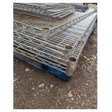 Pallet of wire shelves - Various Sizes