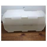 8 Gallon Poly Tank - With Cover - Mounting Sprockets and Drain
