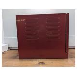 Lockable Metal Side Storage - Ready for wiring - Heat/Air Vents on Side - Red