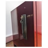Lockable Metal Side Storage - Ready for wiring - Heat/Air Vents on Side - Red