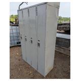 Solid 4 Unit Locker Storage
