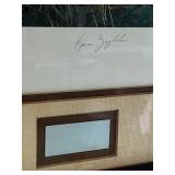 Museum Sealed Signed and Limited (20/777) Ken Zylla "Indian Summer Showdown" - Rutting Whitetails Art Print with Printing Plate Piece in a 29" x 34" Frame