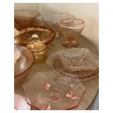 Amazing Lot of Vintage Pink Depression Glass including Anchor Hocking Miss America and More!