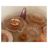 Amazing Lot of Vintage Pink Depression Glass including Anchor Hocking Miss America and More!