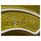 Vintage Rooster Calif USA E406 Chip and Vegetable Lazy Susan in Nice Condition