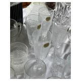 Amazing Lot of Vintage Crystal, Lead Crystal, and Glassware including Rosenthal, Gorham, Cristal d