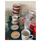 Huge Lot of Glassware including Vintage Pringles Potato Chips Drinking Glasses, Ruby Red Glassware, 76th World Series Glasses, and More!