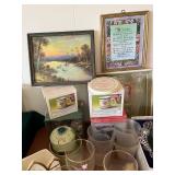 Vintage Lot - Glassware, Handheld Mirrors, Decorations, More!