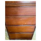 Vintage MCM CAVALIER 4-Drawer Wood Waterfall Dresser (51" T x 32" W x 18.5" D)