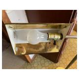 Vintage MCM Standing Brass Adjustable Height Lamp in Working Condition