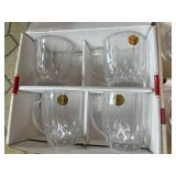 Nice Collection of Vintage Lead Crystal Mugs