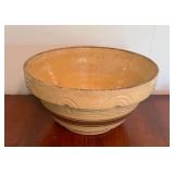 Vintage 10" Robinson Ransbottom Pottery Spongeware Mixing Bowl